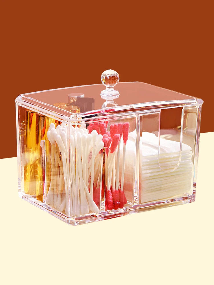 Makeup Organizer Transparent Lipstick Storage Box Nail Polish Lip Gloss Holder Display Stand Rack Cosmetic Jewelry Case