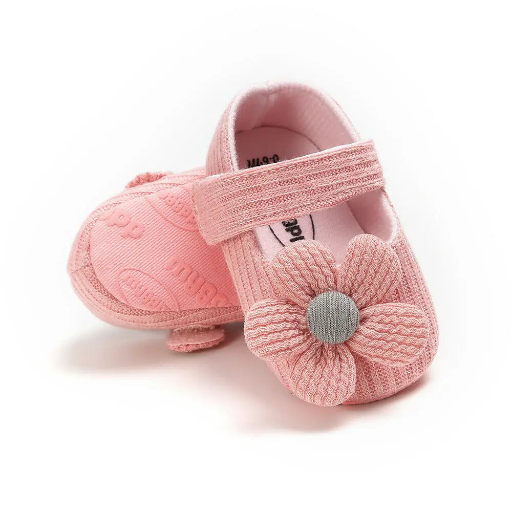 2019 Baby First Walkers Clothing Kids Infant Newborn Baby Boy Girl Unisex Soft Sole Crib Shoes Flower Cotton Prewalker Shoes