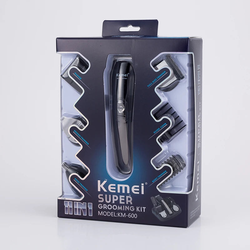 Kemei Hair Clipper Barber Hair Trimmer Electric Clipper Razor Shaver Beard Trimmer Men Shaving Machine Cutting Nose Trimmer