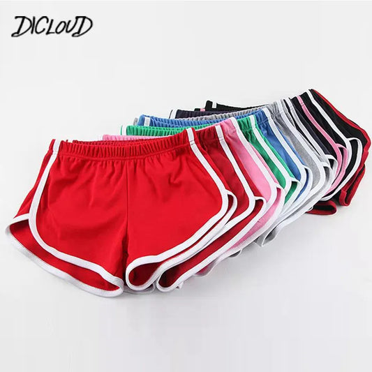 DICLOUD Fashion Stretch Waist Casual Shorts Woman High Waist Black White Shorts Harajuku Beach 2024 Sexy Short Women'S Clothing