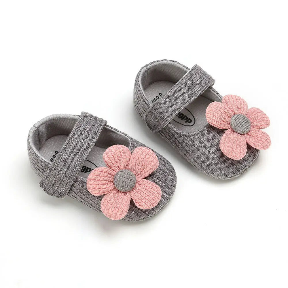 2019 Baby First Walkers Clothing Kids Infant Newborn Baby Boy Girl Unisex Soft Sole Crib Shoes Flower Cotton Prewalker Shoes