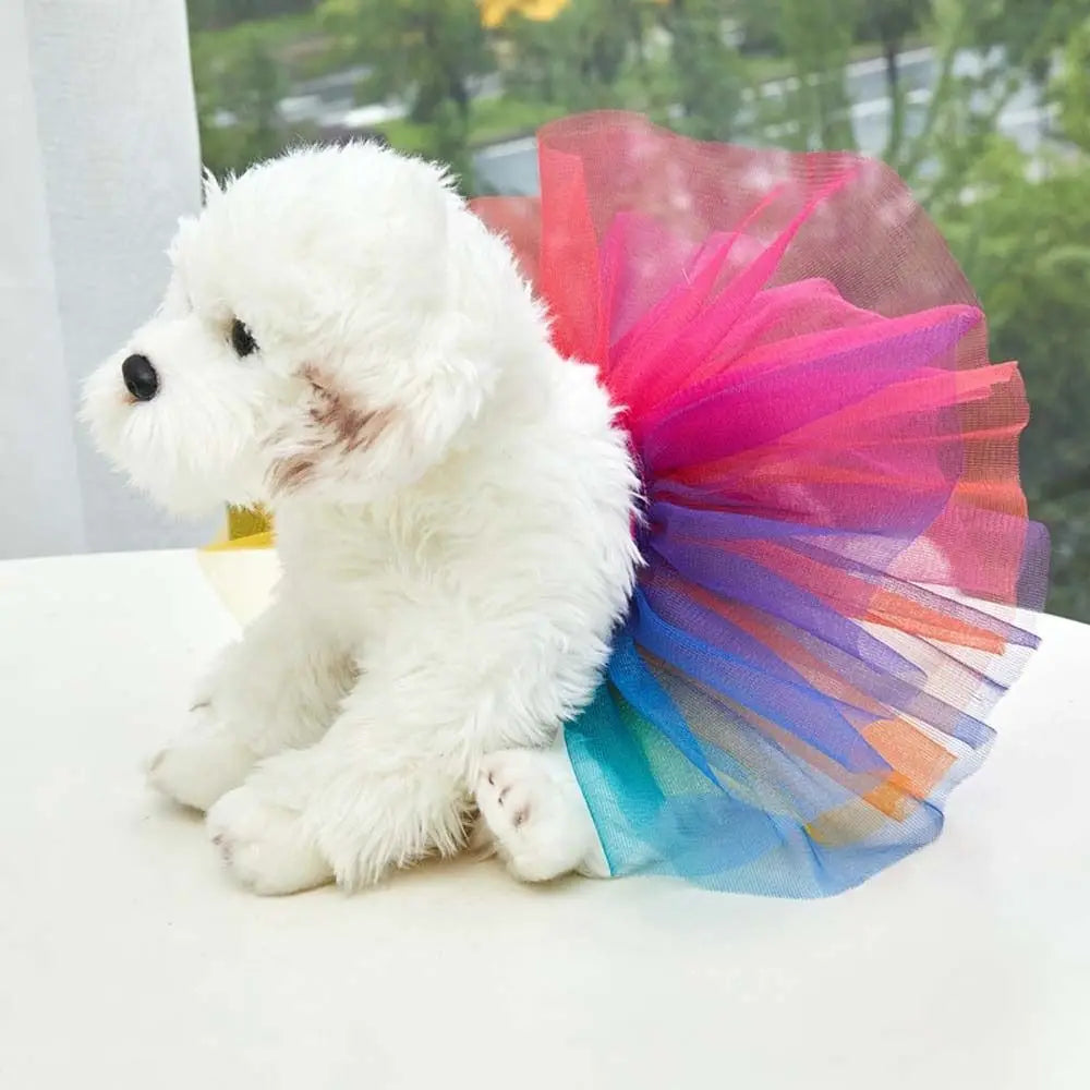 Tutu Dress Fashion For Small Medium Dog Puppy Teddy Schnauzer Apparel Dog Dress Puppy Clothes Dog Skirts Pet Supplies