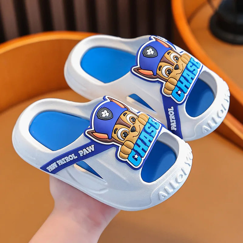 Paw Patrols Shoes Cartoon Sandals Boys Girls Creative Comfortable  Cosplay Slippers Summer New Kawaii Outdoor Shoes Nonslip Soft