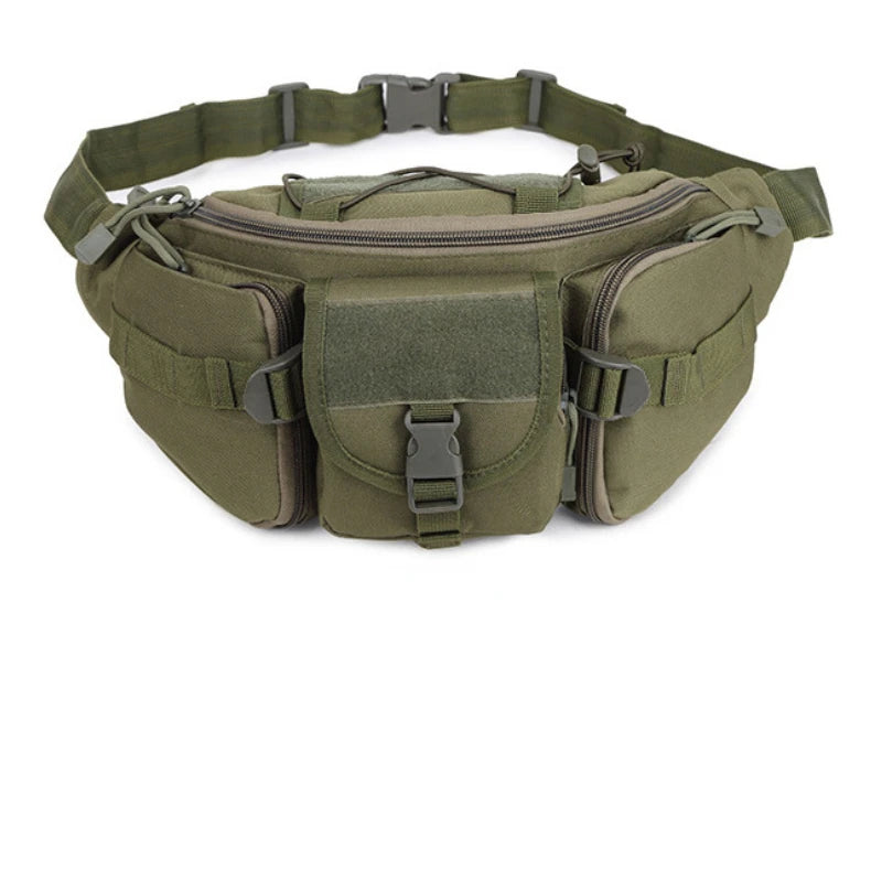 Outdoor Waist Bag Men's Tactical Waterproof Molle Camouflage Hunting Hiking Climbing Nylon Mobile Phone Belt Pack Combat Bags