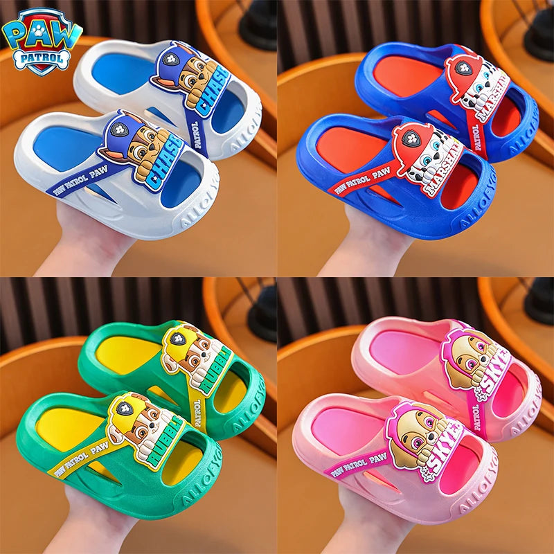 Paw Patrols Shoes Cartoon Sandals Boys Girls Creative Comfortable  Cosplay Slippers Summer New Kawaii Outdoor Shoes Nonslip Soft