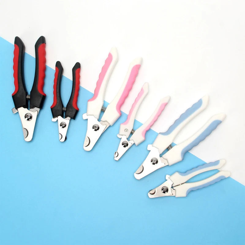 Pet Nail Clippers Scissors Dog Clipper Cat Claw Cutter Grooming Trim Trimmers Toe Care Stainless Steel Grooming Clipper for Dogs