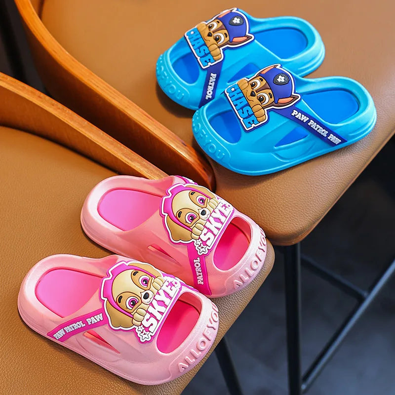 Paw Patrols Shoes Cartoon Sandals Boys Girls Creative Comfortable  Cosplay Slippers Summer New Kawaii Outdoor Shoes Nonslip Soft